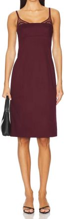 Clea Arlet Pencil Dress In Cabernet