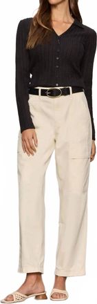 Sanctuary Boyfriend Utility Pant In Collagen