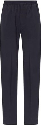 Givenchy elasticated-waist straight-leg trousers - men - Wool/Elastane/Polyamide - 48 - Blue