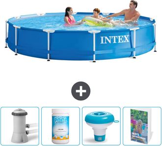 Intex Piscina Con Estructura Redonda - 366x76 Cm - 7-piezas Scb104