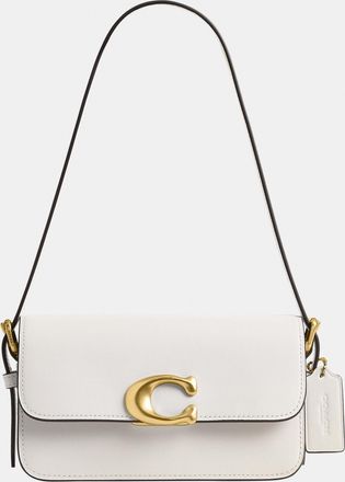 Coach Womens Zoe Shoulder Bag - White Leather - One Size
