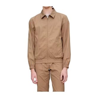 A.P.C. A.p.c., Heren, Jassen, Beige, Maat: S Katoen