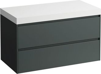 Laufen Lani Encimera De Lavabo Blanco Mate Incl. Mueble Bajo - Laufen