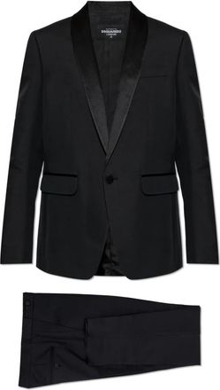 Dsquared2 Single-Vent Pak - Heren - Business pakken - Zwart - L - Katoen - Kostuums