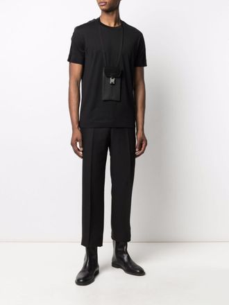 Givenchy Unisex Tape Logo T-Shirt in Black Cotton - Size Small