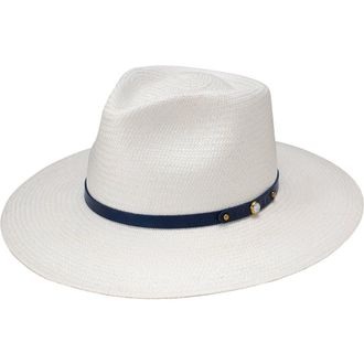 Stetson Night Sky Straw Hat in Bleach at Nordstrom, Size X-Large