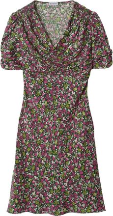 Burberry Ditsy mini-jurk met bloemenprint - Zwart