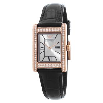 Emporio Armani Genni Quartz Crystal Silver Dial Ladies Watch AR11624