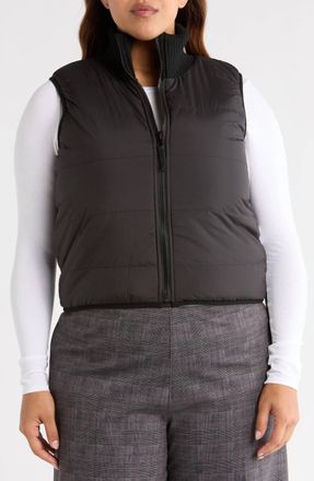 Lyss&eacute; Prudence Reversible Puffer Vest In Black
