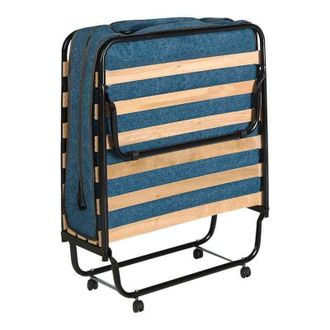 Colchones Aznar Cama Plegable Individual Con Colch&oacute;n Ergoform De Espuma 80x190 Cm
