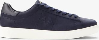 Fred Perry Mens Fred Perry Spencer Nubuck Mens Trainers - Navy 608 - Black - Size: 12