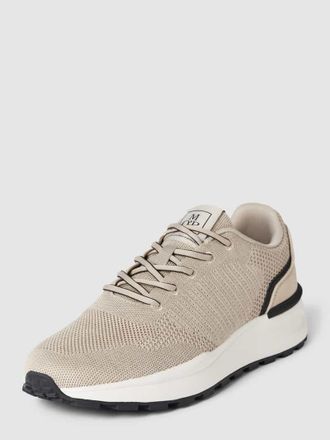 Marc O'Polo Sneaker aus Leder-Mix Modell EGIL in Sand, Größe 41