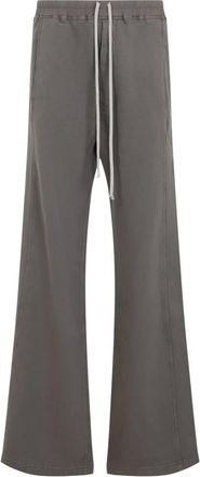 Rick Owens Pantaloni Wide Pusher - - Trousers - Uomo - Grigio - L