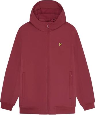 Lyle & Scott Jassen, Heren, Rood, S, Polyester, Fleece Back Softshell Jas