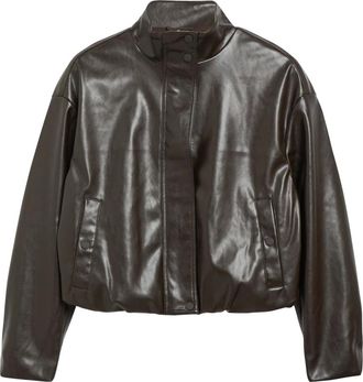 s.Oliver Chaqueta de Cuero Interior - Jackets - Mujer - Marr&oacute;n - 2XL
