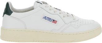 Autry medalist White Low Top Sneakers With Logo Detail In Leather Man