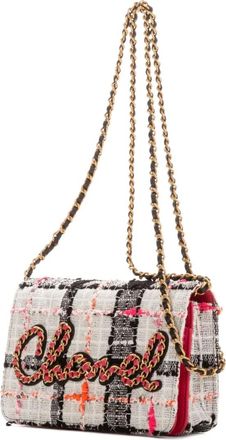 Chanel Borsa a spalla con catena - Bianco