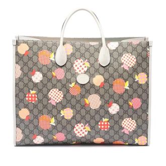 Gucci Pre-owned Gecoat Canvas Satchel - Dames - Vintage Shopper - Veelkleurig - ONE Size - Leer - Vintage