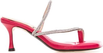 N&deg;21 Stijlvolle Sandalen voor Zomerse Dagen - Dames - Muiltjes - Roze - 36 1/2 EU - Schoenen