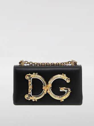 Dolce & Gabbana Borsa in pelle con monogram DG
