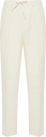 Canali Heren, Broeken, Wit, Maat: 2XL Katoen