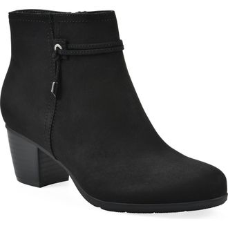 White Mountain Angelo Bootie in Black/Fabric at Nordstrom Rack, Size 6.5