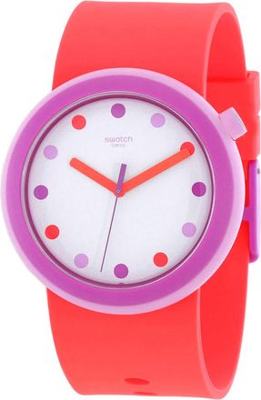 Swatch Popalicious Quartz Silver Dial Ladies Watch PNP100