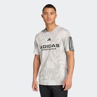 adidas T-Shirt ADIDAS SPORTSWEAR M TIROAOPJSYQ3, Herren, Gr. XXL, multicolor, grau one, metallicl grau, Obermaterial: 100% Polyester, Rundhals, Shirts T-Shir