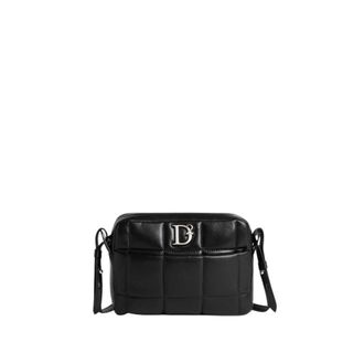 Dsquared2 Quilted Crossbody Bag - female - Dsquared2 - Cross Body Bags - Black - ONE SIZE - Bags