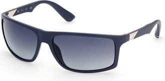 Web Eyewear Blue Acetate Mens Sunglasses