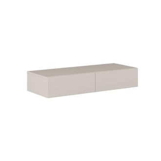 Petits Meubles Tocador de pared cashmere 2 cajones paneles de melamina cachemira