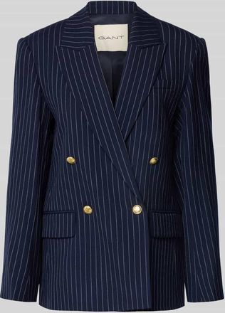 GANT Regular Fit Blazer mit Pattentaschen in Marine, Größe 40