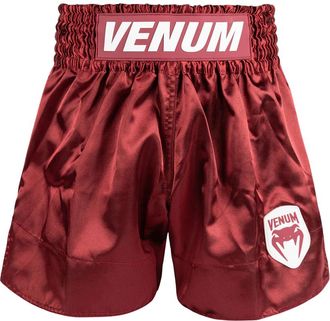 OEM Pantalones Cortos Venum Muay Thai Classic Evo Color Burdeos, Talla Xl