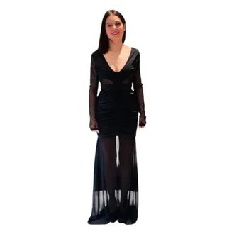 Ga&euml;lle Paris Maxi Dresses, female, Black, Size: M Abito lungo