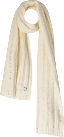 Guess Gebreide Sjaal 30X165 - Dames - Wintersjaals - Beige - ONE Size - Accessoires