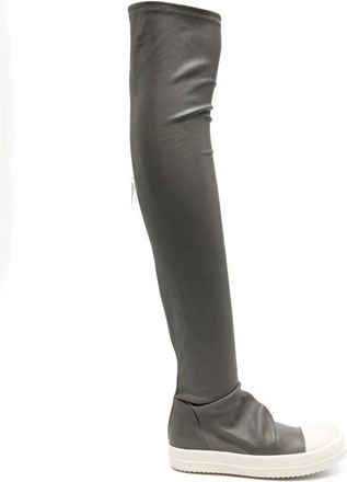 Rick Owens Schoenen, Dames, Grijs, 38 EU, Rick Owens Boots Grey
