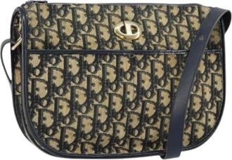 Dior Pre-owned Trotter Canvas Schoudertas - Dames - Vintage Schoudertas - Veelkleurig - ONE Size - Leer - Vintage