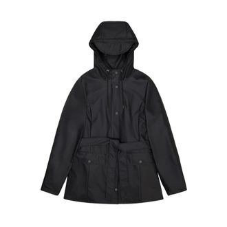 Rains Rain Jackets, female, Black, Size: XS Curve Jacket