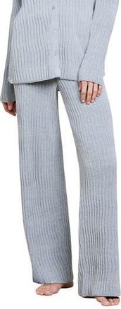 Barefoot Dreams CozyChic Ultra Lite Wave Rib Lounge Pants in Moonbeam at Nordstrom Rack, Size X-Small