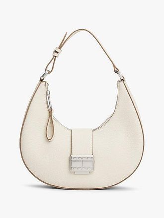 Tommy Hilfiger Logo Push Lock Hobo Bag