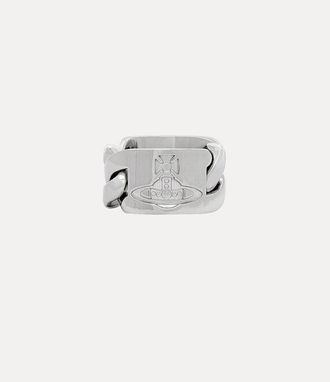 Vivienne Westwood Janus Ring Silver Unisex