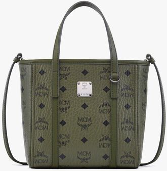 MCM Mini Toni Top-Zip Shopper in Visetos