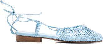 Hereu Womens Mantera Round-Toe Knotted Sandal