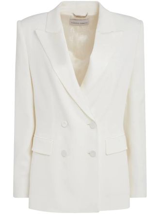 Alberta Ferretti Blazer met dubbele rij knopen - Wit