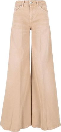 Dondup Pantalone Marlen - Dames - Loose Fit Jeans - Beige - W26 - Jeans