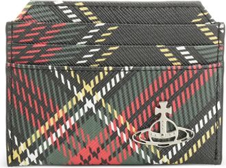 Vivienne Westwood Portacarte con decorazione - Nero