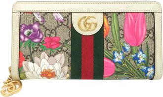 Gucci Beige Long Wallet (Bi-Fold) (Pre-Owned)