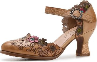 L'Artiste by Spring Step Happydance Womens Shoes Beige : EU 42 (US Womens 10.5-11) M, Leather