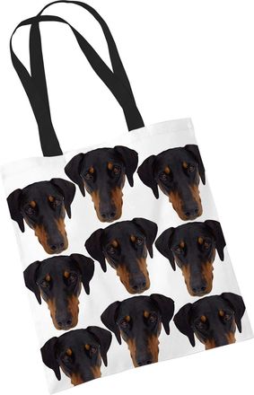 Bang Tidy Clothing Doberman Tote Bag Gifts for Dog Lovers Print Bags with Dogs on