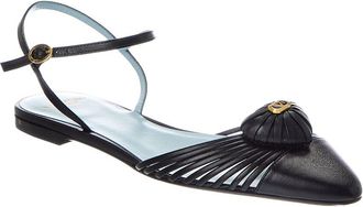 Valentino Vlogo Signature Leather Sandal